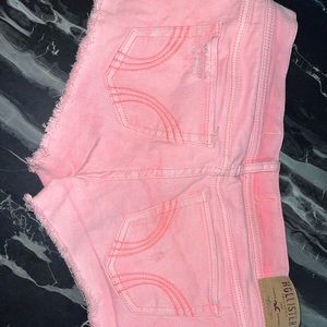 Juniors Hollister neon shorts size 27/5.